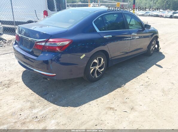 1HGCR2F37GA097901 2016 HONDA ACCORD Синий Задняя правая четверть