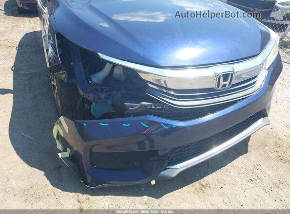 1HGCR2F37GA097901 2016 HONDA ACCORD Синий Вид спереди