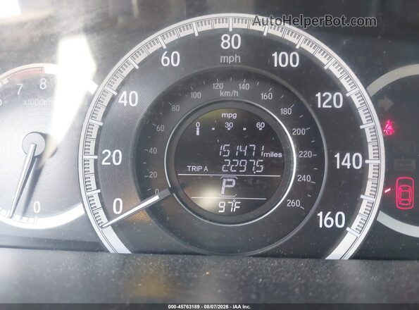 1HGCR2F37GA097901 2016 HONDA ACCORD Синий Вид задних сидений