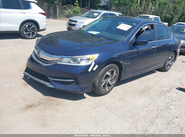 1HGCR2F37GA097901 2016 HONDA ACCORD Синий Передняя левая четверть