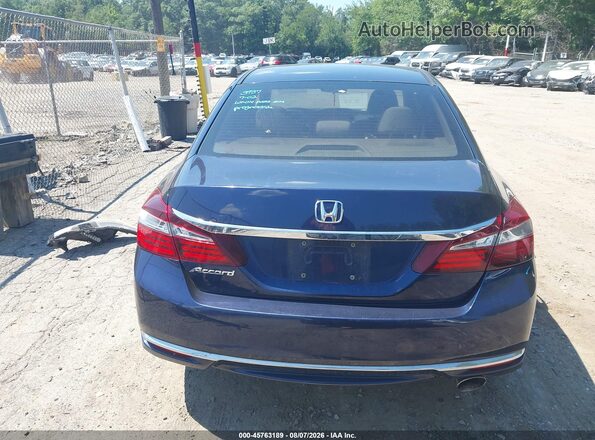 1HGCR2F37GA097901 2016 HONDA ACCORD Синий 