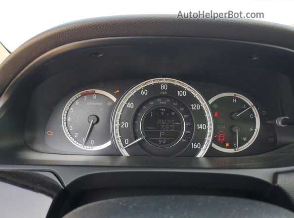 1HGCR2F37GA105835 2016 HONDA ACCORD Gray ხელსაწყოთა პანელის ხედი