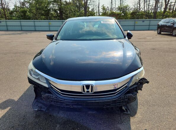 1HGCR2F37GA112381 2016 HONDA ACCORD Черный Вид спереди