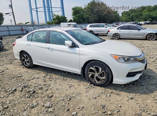 1HGCR2F37GA208902 2016 HONDA ACCORD Белый Передняя правая четверть