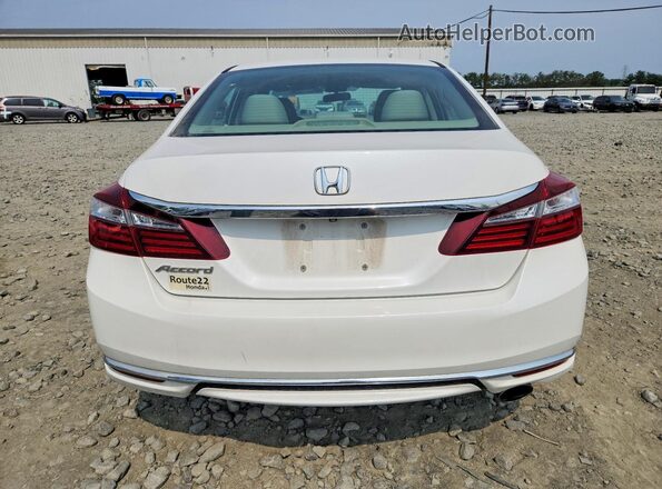 1HGCR2F37GA208902 2016 HONDA ACCORD Белый Вид сзади