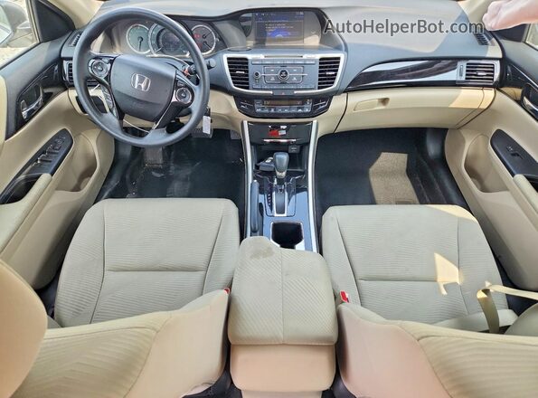 1HGCR2F37GA208902 2016 HONDA ACCORD Белый Вид панели приборов