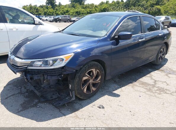 1HGCR2F37GA232391 2016 HONDA ACCORD Blue Przód lewy
