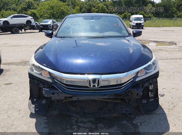 1HGCR2F37GA232391 2016 HONDA ACCORD Blue Widok zestawu wskaźników