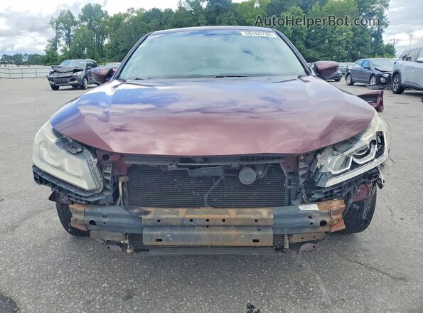 1HGCR2F37HA003503 2017 HONDA ACCORD Red Widok z przodu