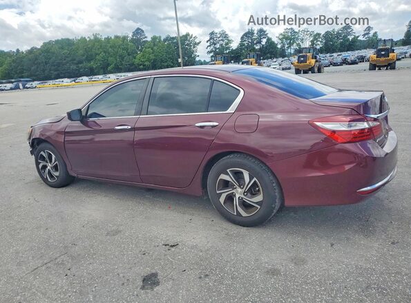 1HGCR2F37HA003503 2017 HONDA ACCORD Red Tył lewy
