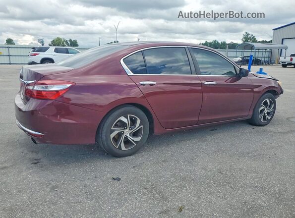 1HGCR2F37HA003503 2017 HONDA ACCORD Red Tył prawy