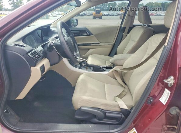 1HGCR2F37HA003503 2017 HONDA ACCORD Red Widok wnętrza z przodu