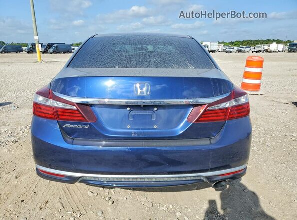 1HGCR2F37HA106906 2017 HONDA ACCORD Blue Vista trasera
