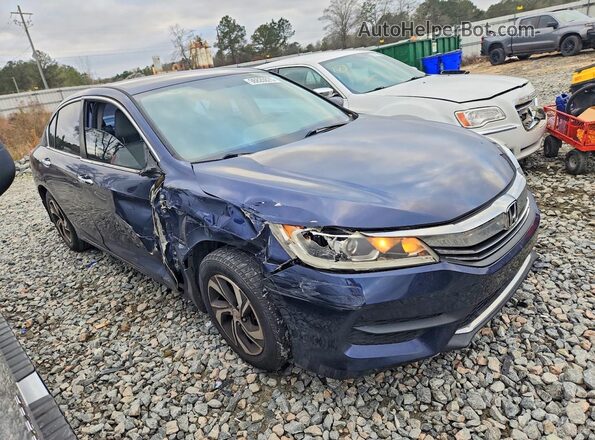 1HGCR2F37HA247880 2017 HONDA ACCORD Blue Przód prawy