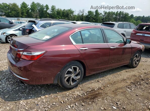 1HGCR2F38GA008059 2016 HONDA ACCORD Burgundy Trasero derecho