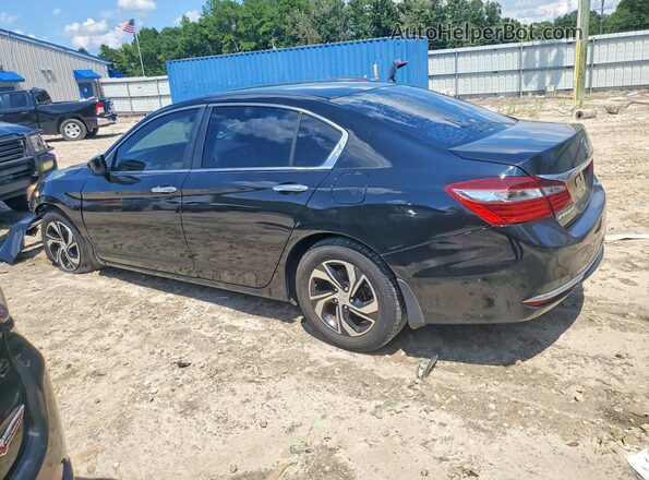 1HGCR2F38GA016033 2016 HONDA ACCORD Черный Задняя левая четверть