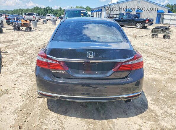 1HGCR2F38GA016033 2016 HONDA ACCORD Черный Вид сзади