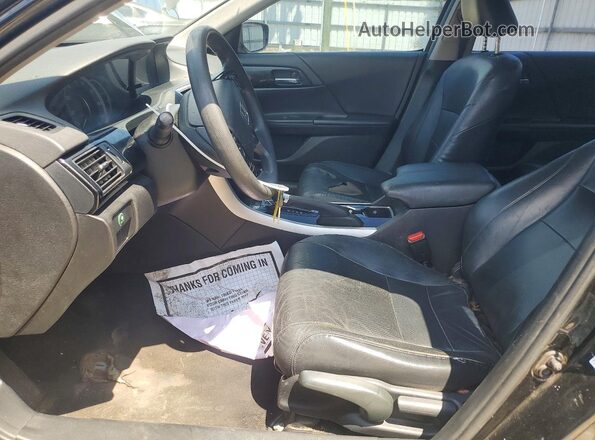 1HGCR2F38GA016033 2016 HONDA ACCORD Черный Вид салона спереди