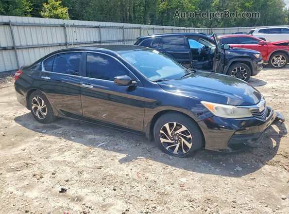 1HGCR2F38GA016033 2016 HONDA ACCORD Черный Передняя правая четверть