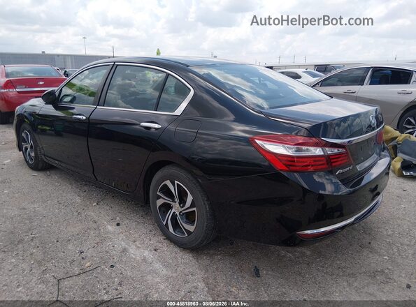 1HGCR2F38GA043801 2016 HONDA ACCORD Black Tył lewy