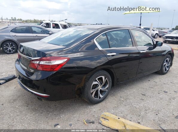 1HGCR2F38GA043801 2016 HONDA ACCORD Black Tył prawy