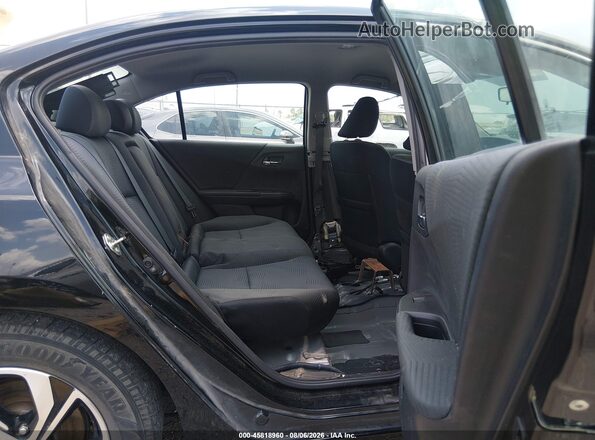 1HGCR2F38GA043801 2016 HONDA ACCORD Black Widok naklejki z numerem VIN