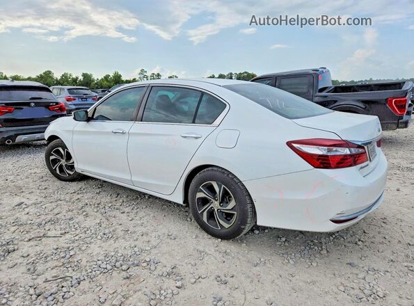 1HGCR2F38GA058959 2016 HONDA ACCORD Белый Задняя левая четверть