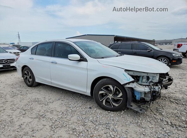 1HGCR2F38GA058959 2016 HONDA ACCORD Белый Передняя правая четверть