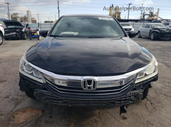 1HGCR2F38GA164652 2016 HONDA ACCORD Black Вид спереду