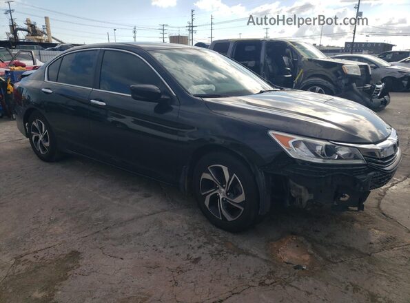 1HGCR2F38GA164652 2016 HONDA ACCORD Black Передня права чверть