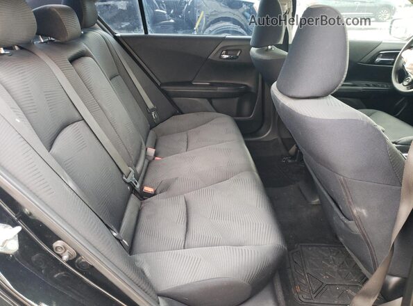 1HGCR2F38GA164652 2016 HONDA ACCORD Black Вид задніх сидінь
