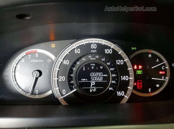 1HGCR2F38HA071535 2017 HONDA ACCORD Черный Вид щитка приборов