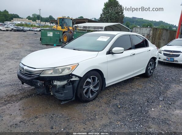 1HGCR2F38HA123715 2017 HONDA ACCORD White Առջևի ձախ երեք քառորդ տեսարան