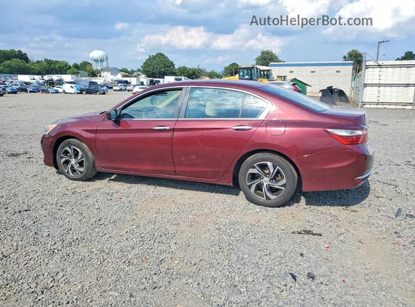 1HGCR2F38HA169061 2017 HONDA ACCORD Burgundy Trasero izquierdo