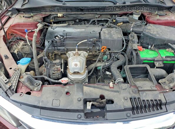 1HGCR2F38HA169061 2017 HONDA ACCORD Burgundy Vista interior trasera