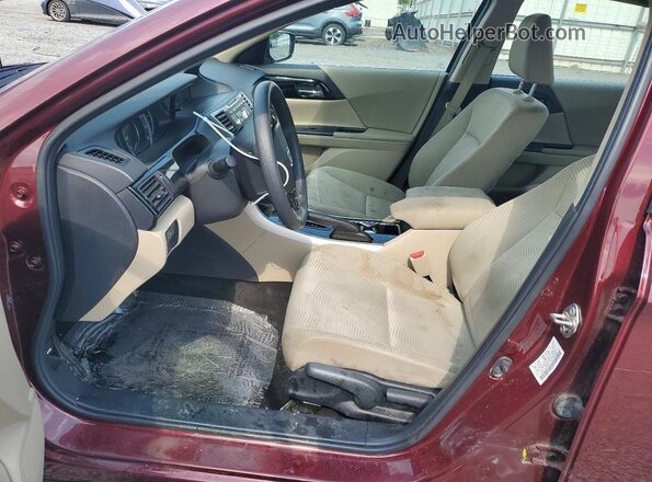 1HGCR2F38HA169061 2017 HONDA ACCORD Burgundy Vista interior delantera