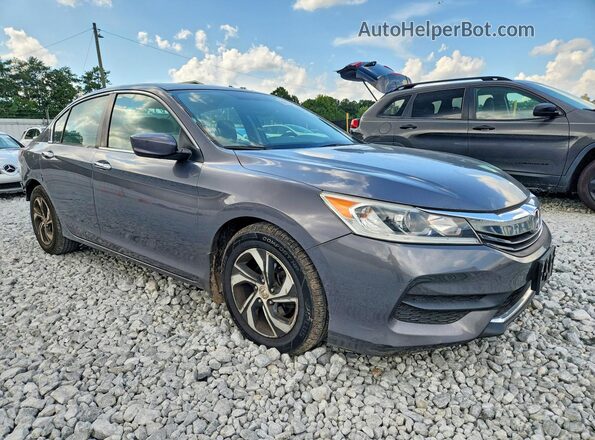 1HGCR2F38HA208215 2017 HONDA ACCORD Gray Przód prawy