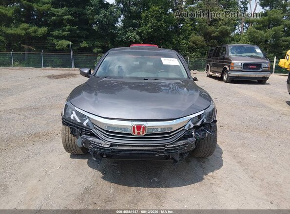 1HGCR2F38HA247239 2017 HONDA ACCORD Gray Instrument cluster view