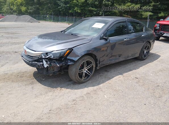 1HGCR2F38HA247239 2017 HONDA ACCORD Gray Front left