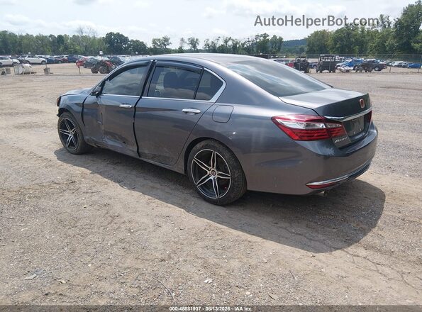 1HGCR2F38HA247239 2017 HONDA ACCORD Gray Rear left