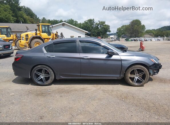 1HGCR2F38HA247239 2017 HONDA ACCORD Gray Rear interior view