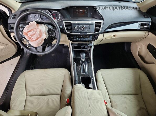 1HGCR2F38HA263408 2017 HONDA ACCORD Черный Вид панели приборов