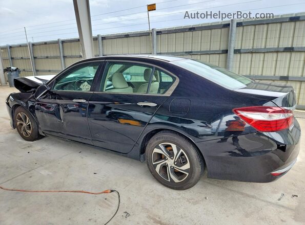 1HGCR2F38HA263408 2017 HONDA ACCORD Черный Задняя левая четверть