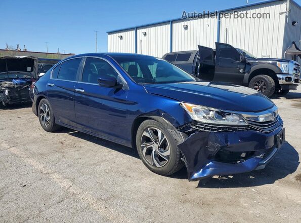 1HGCR2F38HA288339 2017 HONDA ACCORD Blue Przód prawy