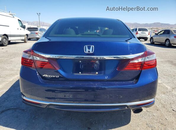 1HGCR2F38HA288339 2017 HONDA ACCORD Blue Widok z tyłu