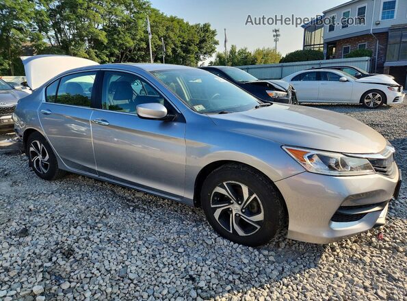 1HGCR2F38HA293864 2017 HONDA ACCORD Серый Передняя правая четверть