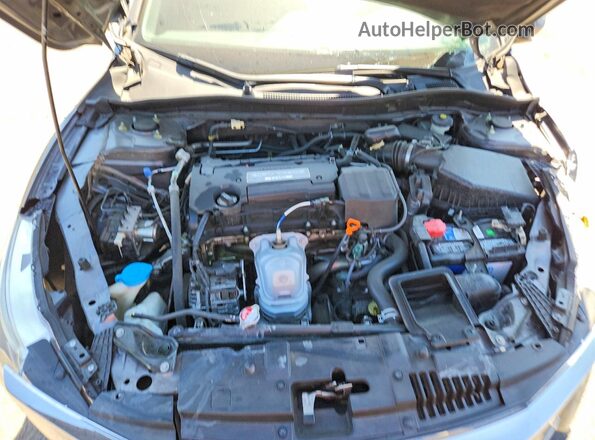 1HGCR2F39GA020835 2016 HONDA ACCORD Серый Вид задней части салона