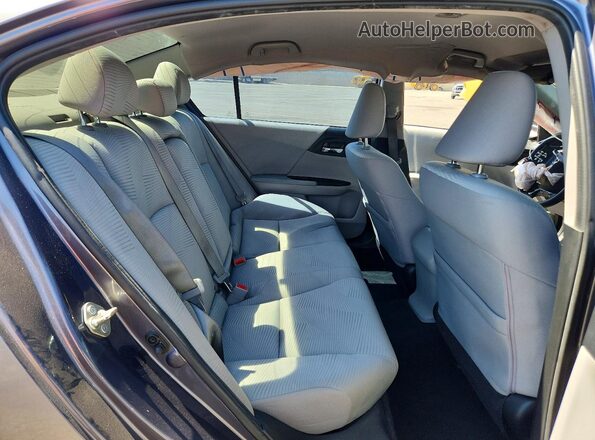 1HGCR2F39GA020835 2016 HONDA ACCORD Серый Вид задних сидений
