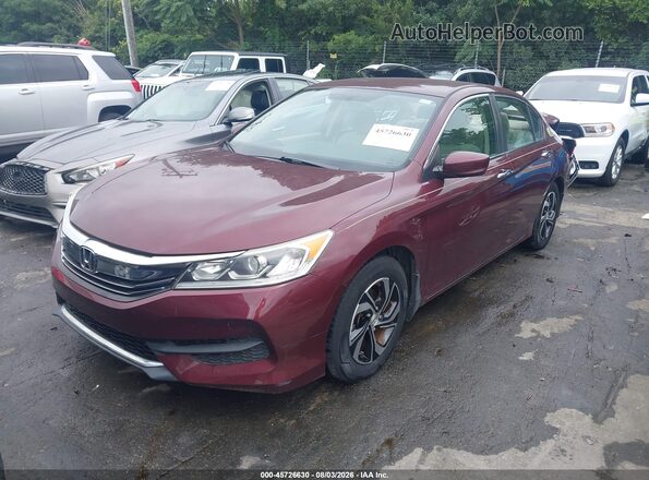 1HGCR2F39GA155264 2016 HONDA ACCORD Burgundy Front left