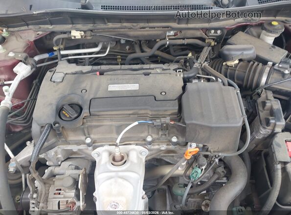 1HGCR2F39GA155264 2016 HONDA ACCORD Burgundy Rear view